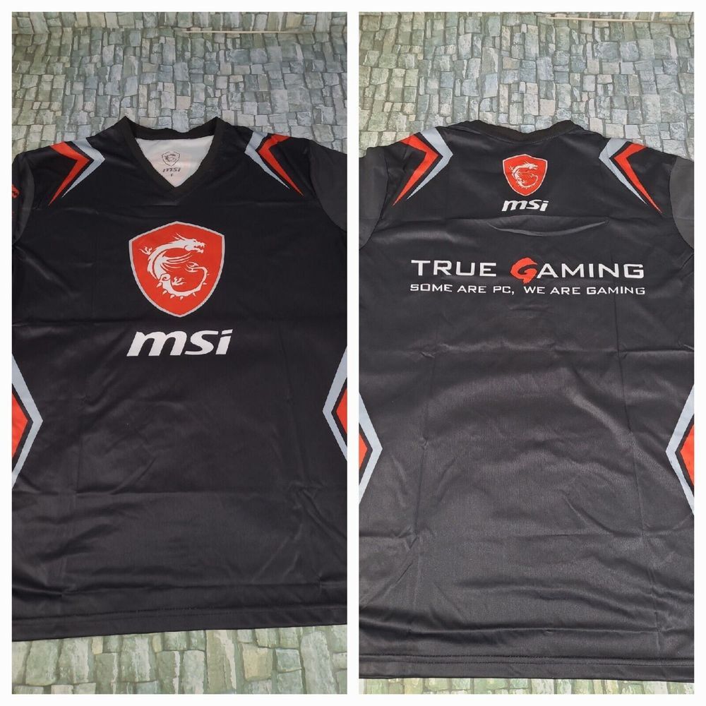 MSI Meta True Gaming‎ Jersey shirt  Athletic Pro E sports esports PC sz L - xl